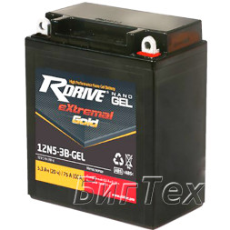 Мото аккумулятор RDrive Gold 12N5-3B GEL 5.3 Ач