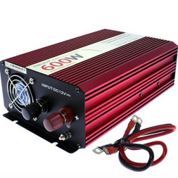 Автомобильный инвертор Relato PS600, 12-220V, 600Вт (чистый синус)