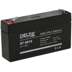 Аккумулятор Delta DT 6015, 1.5 А/ч