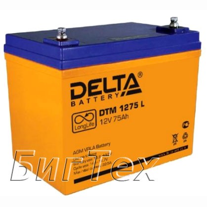 Аккумулятор Delta DTM L  1275, 75 А/ч