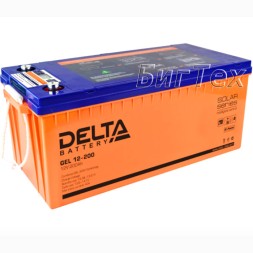 Аккумулятор Delta GEL 12-200, 200Ah