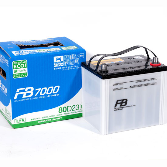 Аккумулятор автомобильный Furukawa FB7000 80D23L 68 Ач