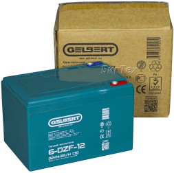 Аккумулятор тяговый GELBERT 6-DZF-12 18Ач(c20)