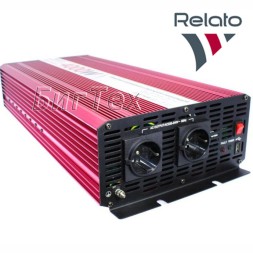 Автомобильный инвертор Relato PS4000, 24/220V, 4000Вт (чистый синус)