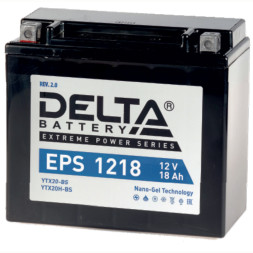 Мото аккумулятор DELTA EPS 1218 (YTX20-BS, YTX20H-BS) 18 Ач