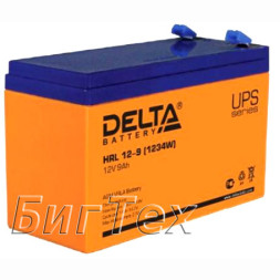 Аккумулятор Delta HRL12-9 (1234W) , 9 А/ч
