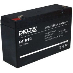 Аккумулятор Delta DT 612, 12 А/ч