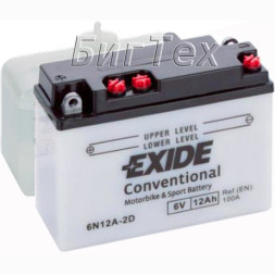 Мото аккумулятор EXIDE 6N12A-2D 12Ач (6 Вольт)
