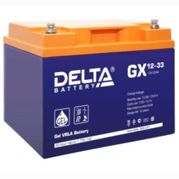 Аккумулятор Delta GX 12-33, 12V