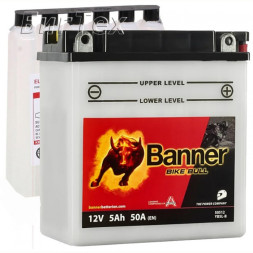 Мото аккумулятор BANNER BIKE Bull YB5L-B (50512) 5Ач 50А