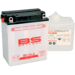 Мото аккумулятор BS BB12A-A 12 Ач (YB12A-A)