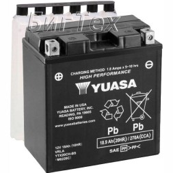 Мото аккумулятор YUASA AGM YTX20CH-BS 18.9 Ач
