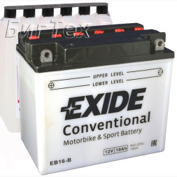 Мото аккумулятор EXIDE EB16-B 19 Ач