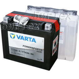 Мото аккумулятор VARTA Powersports AGM YTX20-BS 18 Ач