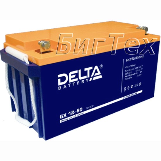 Аккумулятор Delta GX 12-80, 12V