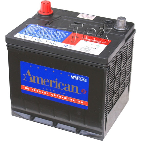 Аккумулятор автомобильный American 26R550 60 Ач