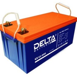 Аккумулятор Delta GX 12-200, 200 А/ч