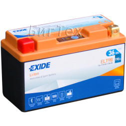 Мото аккумулятор литиевый EXIDE Li-Ion ELT9B 36Wh (3Ah)