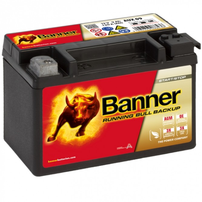 Аккумулятор резервный вспомогательный Banner Backup AUX09 9 Ач
