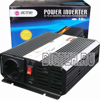 Авто инвертор AcmePower AP-DS 800, 24-220 В