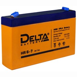 Аккумулятор Delta HR 6-7, 7.2 А/ч