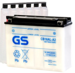 Мото аккумулятор GS CB16AL-A2, 16.8 Ач