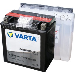 Мото аккумулятор VARTA Powersports AGM YTX16-BS 14 Ач
