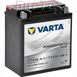 Мото аккумулятор VARTA Powersports AGM YTX16-BS-1 14 Ач