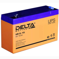 Аккумулятор Delta HR 6-15, 15 Ач