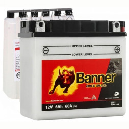 Мото аккумулятор BANNER BIKE Bull 12N5.5-3B (50611) 6Ач 60А