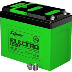 Аккумулятор тяговый RDrive Electro EMTG12-52, 52 Ач гелевый
