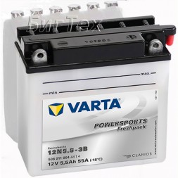 Мото аккумулятор Varta Powersports Freshpack 12N5.5-3B, 5.5 Ач