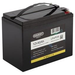 Аккумулятор литиевый тяговый GELBERT LiFePO4 6-EVF-45 40Ah 12V