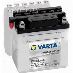 Мото аккумулятор Varta Powersports Freshpack YB3L-A 3 Ач