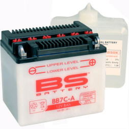 Мото аккумулятор BS BB7С-A 8 Ач (YB7C-A)