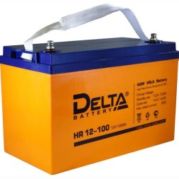 Аккумулятор Delta HR 12-100, 100 А/ч