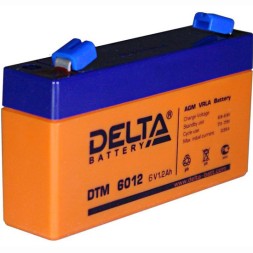 Аккумулятор Delta DTM 6012, 1.2 А/ч