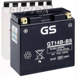 Мото аккумулятор GS GT14B-BS 12.6 Ач