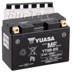 Мото аккумулятор YUASA AGM YT9B-BS 8.4 Ач