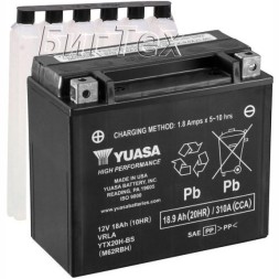 Мото аккумулятор YUASA AGM YTX20-BS 18.9 Ач