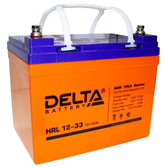 Аккумулятор Delta HRL 12-33, 33 А/ч