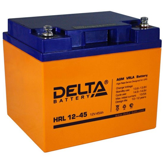Аккумулятор Delta HRL 12-45, 45 А/ч
