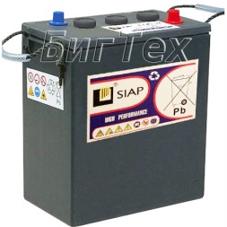 Аккумулятор тяговый SIAP 3 GEL 250, 292 Ач гелевый