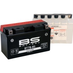 Мото аккумулятор BS BT7B-BS 6.5 Ач (YT7B-BS)