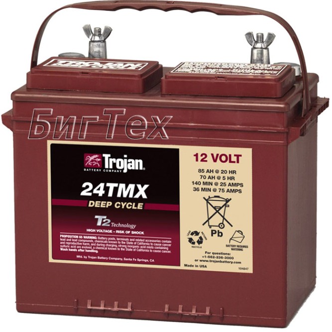 Аккумулятор тяговый Trojan 24TMX, 85 А/ч