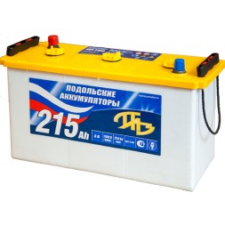 Аккумулятор 3ст-215АПз "Подольск" 215 А/ч (6 Вольт)