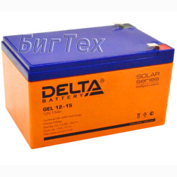 Аккумулятор Delta GEL 12-15 15Ah