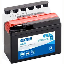 Мото аккумулятор EXIDE ETR4A-BS AGM 2.3 Ач