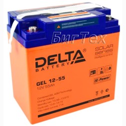 Аккумулятор Delta GEL 12-55 55Ah
