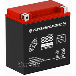 Мото аккумулятор WBR SMT12-18-B AGM YTX20CH-BS 18 Ач 270А